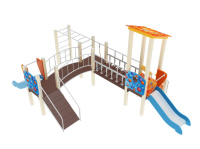 Балансиры + (Пузыри) Детский игровой комплекс «Карапуз» H=750  ДИК 01-008-ВК