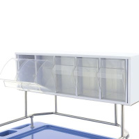 Тележки медицинские + Столик реанимационный, анестезиологический AT750-01 (ТМ-003АН-00)