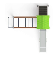 Детские уличные комплексы + Лукоморье - ДИК 2.25.04-01.С - Игровой комплекс H=1200