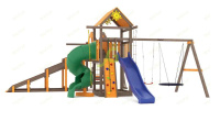 Детские уличные комплексы + Всесезонная площадка IgraGrad С Мостик 1 с трубой SF1
