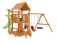 Детские уличные комплексы + Детская площадка IgraGrad Крафт Pro 3