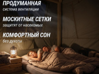  Палатки универсальные + Надувная палатка UNIX Camp Vega 3х2 зеленый (+ навес)