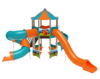 Детские уличные комплексы + Детский игровой комплекс Шапито, H=2000 ДИК 35-001