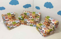 Детская мягкая мебель + Комплект мягкой мебели Мультики