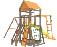 Детские уличные комплексы + Детская площадка IgraGrad Панда Фани Gride с рукоходом