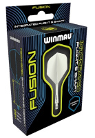 Аксессуары для игры в дартс + Литые оперения с хвостовиками Winmau Fusion Medium White (белые)
