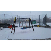 Детские качели + Качели с сиденьем Гнездо ИО 01051