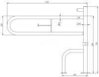 Поручни для инвалидов + Поручень откидной на стойке