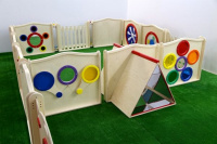 Комплексы и панели для игровых зон + Панель для игровых зон “Тактильные ячейки”