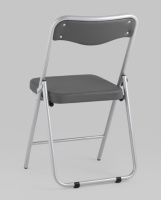 Складные стулья + Складной стул Джонни экокожа серый каркас металлик