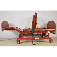 Кровати функциональные + Кровать электрическая Med-Mos DB-11А (МЕ-5228Н-00) с боковым переворачиванием, туалетным устройством и функцией «кардиокресло»