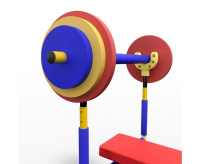 Детские тренажеры + Скамья под штангу детская DFC VT-06