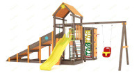 Детские уличные комплексы + Всесезонная площадка IgraGrad С Gride с WorkOut SF2