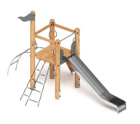 Детские уличные комплексы + Игровой комплекс (лиственница) ДИК 2.24.01-Л.И1