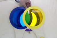 Комплексы и панели для игровых зон + Панель для игровых зон Цветные стеклышки