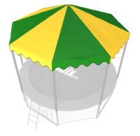 Аксессуары для батутов + Крыша для батута UNIX Line 8 ft