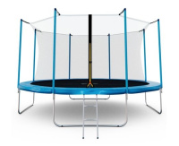 Батуты + Батут каркасный с сеткой DFC Kondition 14 ft с лестницей