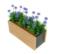 Хозяйственный инвентарь + Вазон 900 900х500х500 