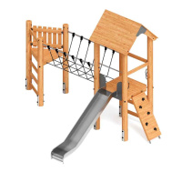 Уличные игровые комплексы для детей + Игровой комплекс (лиственница) ДИК 2.24.05-Л.01.И1