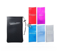 Эспандеры ленточные + Резинки для фитнеса DFC / Ленточный эспандер набор 5 шт