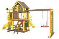 Детские уличные комплексы + Детская площадка IgraGrad Шато с трубой (Домик) мод.2