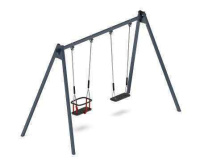 Детские качели + Качели двойные М2 - ИО 12.М.03.04.03