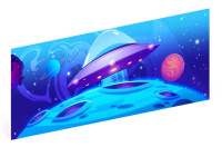 Хозяйственное оборудование + Космопорт - Ограждение из фанеры и бруса - МФ 90.14.01-01