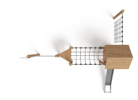 Детские уличные комплексы + Игровой комплекс (лиственница) ДИК 2.24.05-Л.И1