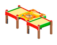 Песочницы + Песочница тройная комбинированная - ДОВ 50.01.06-01