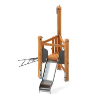 Уличные игровые комплексы для детей + Игровой комплекс (лиственница) ДИК 1.24.03-Л.И1