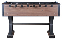 Настольный футбол + Игровой стол - футбол "Tournament Pro" (146x78x90см, мореный дуб)