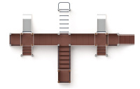 Детские уличные комплексы + Королевство (Картонное) - ДИК 1.15.05-12