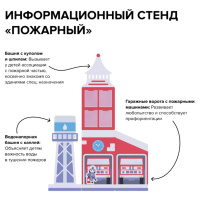 Информационные стенды + Информационный стенд "Пожарный"