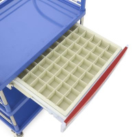 Тележки медицинские + Столик реанимационный, анестезиологический C4 (ТМ-018АН-00)