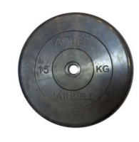 Диски для штанг и гантелей + Диск обрезиненный BARBELL ATLET диаметр 31 мм