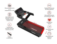 Беговые дорожки + Беговая дорожка UNIX Fit T-1300 PRO (LED)