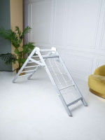 Шведские стенки + ДСК PERFETTO SPORT "Piccolo angolo in legno" grigio PS-108 Мини