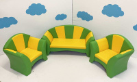 Мягкие модули + Комплект мягкой мебели Лепесток