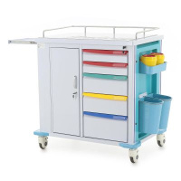 Тележки медицинские + Медицинская тележка РМТ01 TM-007AH-01 для процедурных и терапевтических задач