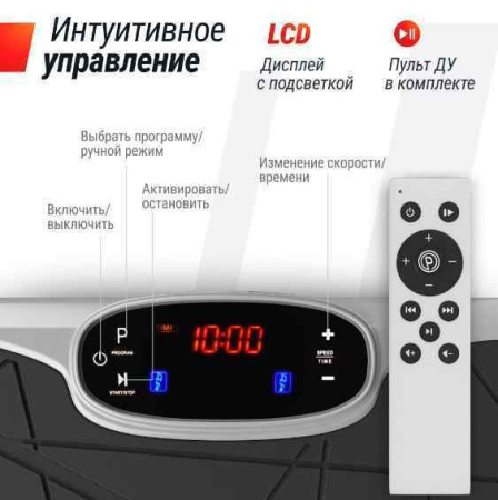 Вибромассажеры + Виброплатформа UNIX Fit Edge 2D Grey