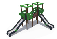 Детские уличные комплексы + Игровой комплекс серии Геометрия, Н-1200 ДИО 09000