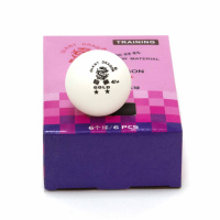 Мячики для настольного тенниса + Мячи Dragon Training Gold 2* New (6 шт, бел.) в коробке