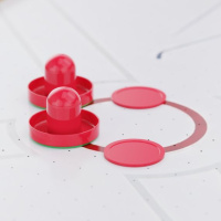 Аэрохоккей + Игровой стол - аэрохоккей DFC 122 x 61 см (48")