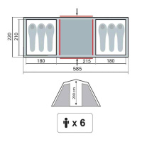  Палатки универсальные + Палатка двухкомнатная Tramp Brest 6 V2, песочный