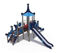 Детские уличные комплексы + Игровой комплекс серии Лагуна ДИО 07010