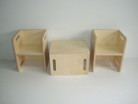 Детские стульчики и кресла + Стульчик дошкольный четырехсторонний