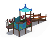 Детские уличные комплексы + Тихая бухта ДИО 08140/И