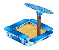 Песочницы + Песочница с навесом Ромашка (Снежная королева) - ИО 5.01.16-02