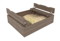 Песочницы + Деревянная песочница IgraGrad с крышкой