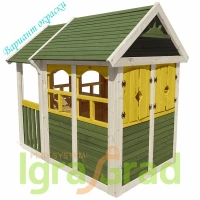 Игровые домики + Детский деревянный домик IgraGrad